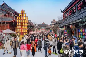 组图|长沙方特：游人如潮，浪漫迎新图片