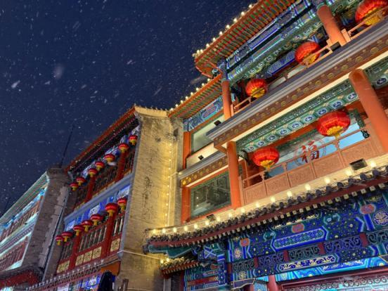 2026年北京的首场雪有多美？一起来“云赏雪”