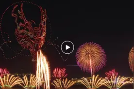 湖南浏阳烟花绽放全国，送去新年欢乐和祝福图片