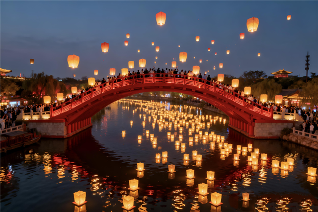 河南开封清明上河园：汉服免费？鱼灯免费？游园免费？快来开封一起感受辛弃疾笔下的“一夜鱼龙舞”！