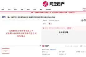 有人起拍价1元拿下江苏一家公司80%的股权，相关负责人：尚未交接图片