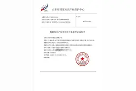 55万元，威海开出全国首单！数据知识产权证书运用实现新突破图片