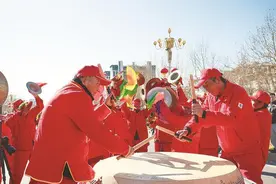 辛集千人战鼓展现非遗魅力图片