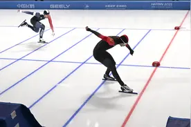 豫见亚冬会｜夺三金两破亚洲纪录，速度滑冰见证“中国速度”图片
