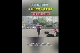 果然视频|下雨啦！山东多地今晨迎来降雨，情报员直击雨情图片