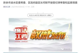 涉嫌严重违纪违法！新余市渝水区委常委、区政府副区长何耐平被查图片