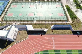 安徽医科大学新医科中心项目北运动场竣工验收图片