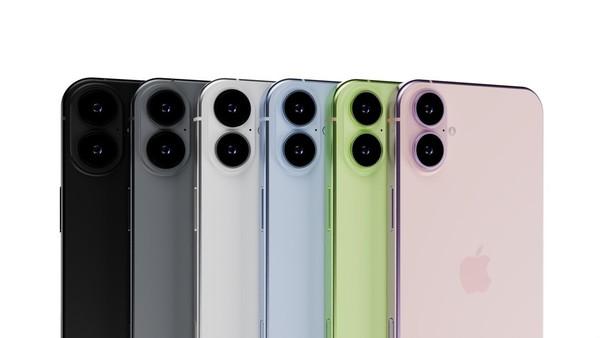 iPhone 17最新渲染图曝光：浅蓝、浅绿、紫色成焦点
