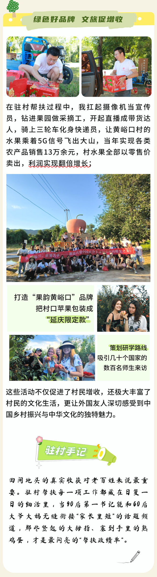 第一书记·第一发现｜生态涵养地 果韵黄峪口（内含福利）