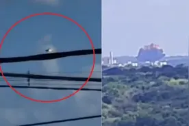 巴西空军一战斗机坠毁 飞行员弹射逃生图片