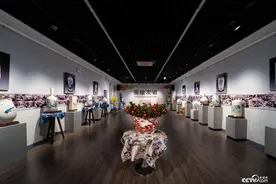 “瓷绘友谊—中俄艺术名家陶瓷绘画作品展”在哈尔滨开幕图片