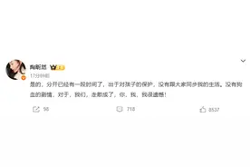 《甄嬛传》安陵容扮演者陶昕然官宣离婚：分开已经有一段时间了图片