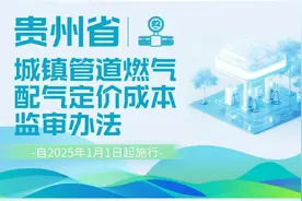 贵州省城镇管道燃气配气定价成本监审办法2025年1月1日施行图片