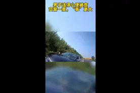 果然视频|男子高速上违停小便被查，交警一查发现，“事”更大图片