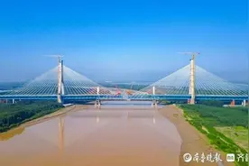 济南黄河大桥新桥建得咋样了？记者带您一探究竟图片