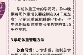 孕期体重管理不简单，3个建议请收下 | 科普时间图片