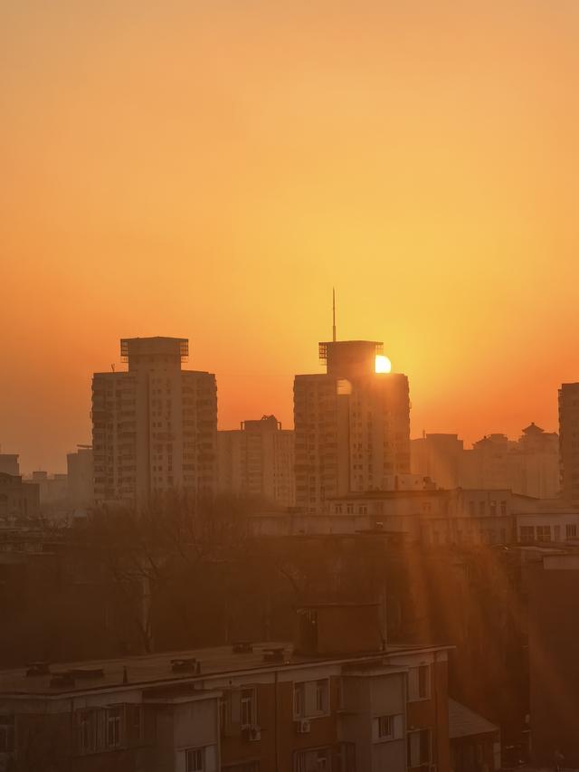 夕阳如画点缀京城！点击收藏腊八节里的冬日美景