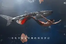 小梅沙海洋世界引入华南首条机甲鲸鲨，环保与科教并行图片