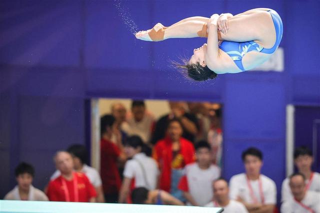 第十五届全运会跳水项目开赛 湖北女团获第五名创历史最佳