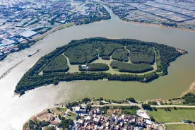 《佛山市绿美江心岛规划》通过专家评审，重点推进10个先行示范岛景观规划图片