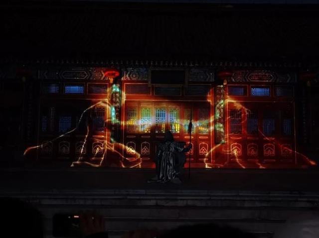 沉浸式全景夜游《赵云传》亮相赵云庙景区