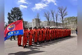 82名队员，中国救援队从北京出发赴缅甸实施国际救援图片