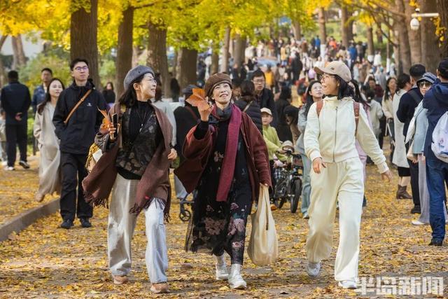 青岛八大关，乌泱泱的人为一件事而来！一款“魔法帽”火了！现场照片→