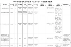 岗位发布！2025年青岛市高校毕业生“三支一扶”计划招募49人图片