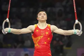 邹敬园刘洋分获鞍马、吊环冠军，邱祺缘成功挑战超高难度图片