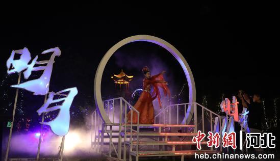 石家庄赵县赵州桥景区开启夜游活动