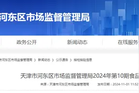 天津市河东区市场监督管理局2024年第10期食品安全监督抽检信息图片