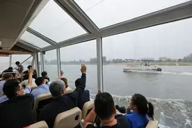 顺利试通航！天津海河游船“游”到杨柳青啦图片