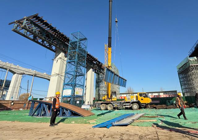 亮马河北路正加紧建设，将直达首都机场二高速