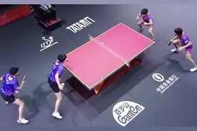 多哈世乒赛|户上隼辅/筱冢大登击败中国台北组合，夺得男双冠军图片