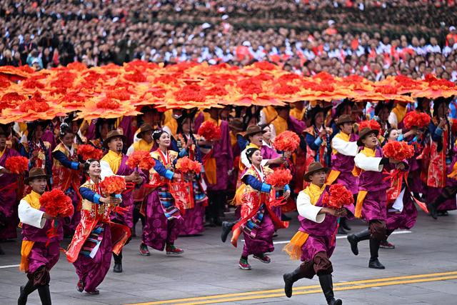 高清大图丨西藏自治区成立60周年庆祝大会现场直击