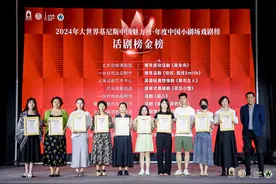 2024大世界基尼斯中国魅力榜·年度中国小剧场戏剧榜昨发布图片