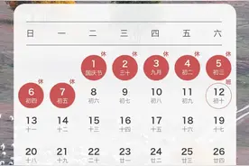 2024年所有法定节假日已用完？上海节后最低13℃，明天开工，本周六上班！准备好了吗？图片