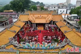 广东三山国王祖庙见闻：一庙分万宇 两岸情份浓图片