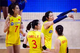 中国女排3比0泰国女排，朱婷首发登场贡献17分图片
