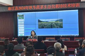 麻江县开展秋冬季蔬菜生态化栽培技术培训图片