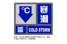 寒潮、大风！上海刚刚发布寒潮和大风蓝色预警图片