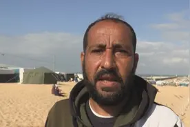 无处避难 加沙流离失所者在边境勉强度日图片