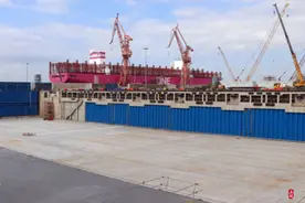 世界级海洋装备岛再添一座超大型船坞图片