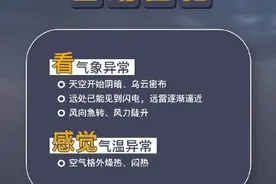警惕！这些都是灾害发生前兆图片