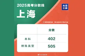 快讯！上海2025高考分数线图片