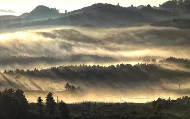 初冬的普者黑，把水墨“划”进现实