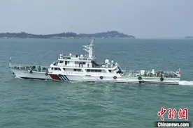 大陆海事部门在台湾海峡西侧水域开展联合巡航图片