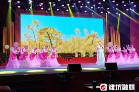 广受欢迎！潍坊选送节目《花又落》参加全省汇演图片