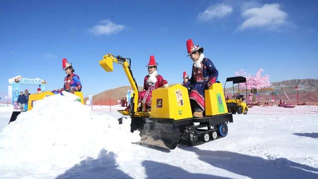 银雪迎宾客 非遗映冰原 肃南县神鹿冰雪王国启幕