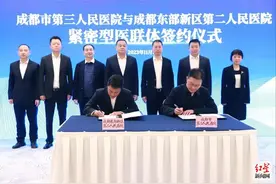 成都东部新区与成都市第三人民医院开展医联体合作图片